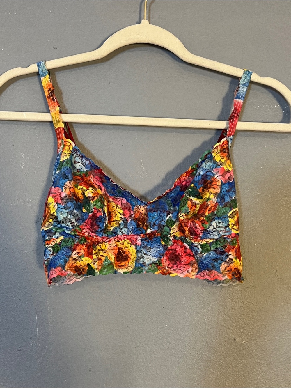 Hanky Panky Floral Lace Bralette in Multicolor